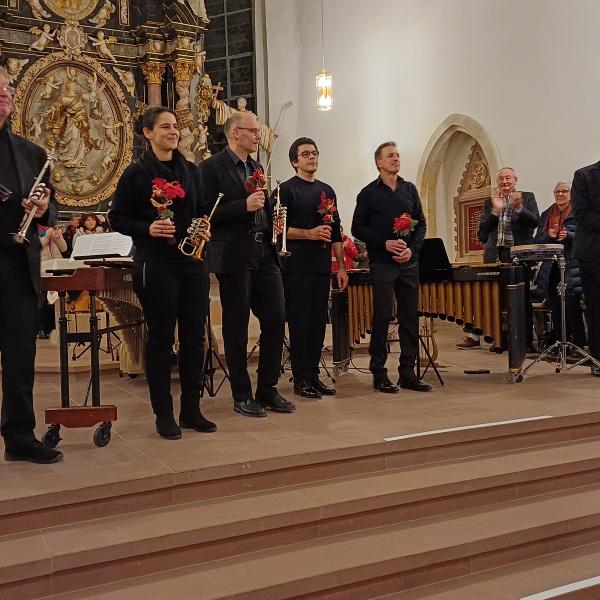 nach dem Stiftungskonzert 