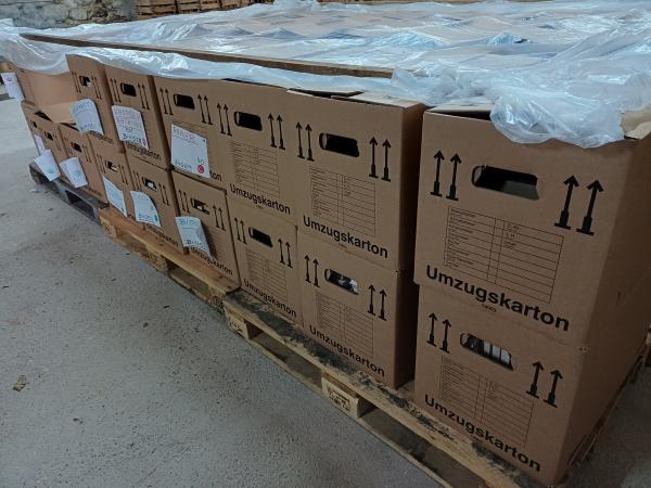 gepackte Umzugskartons 
