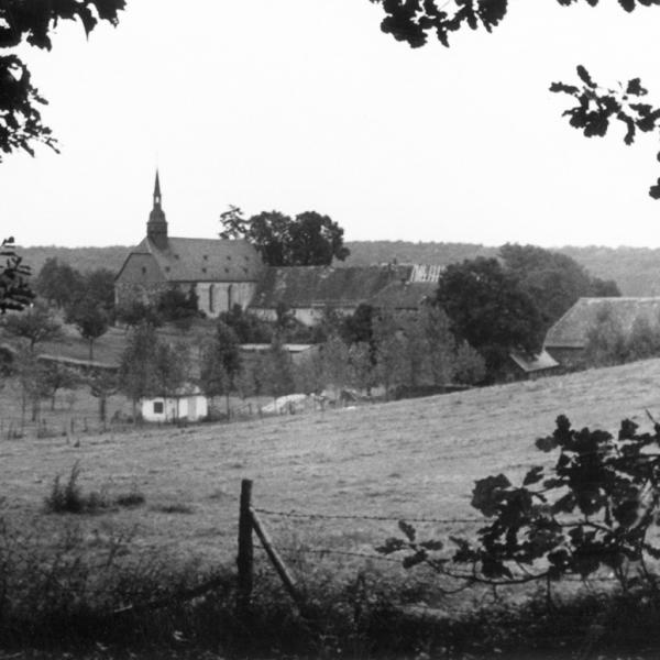 1962 Blick auf Engelthal vom Waldrand aus 