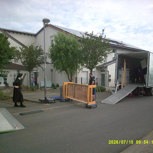 15.07.26 Ankunft auf dem Rochusberg und Entladen 