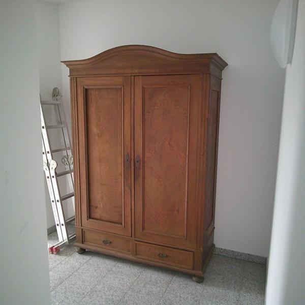 28.07.26 Unser alter Geschirrschrank aus dem G&auml;stehaus hat einen neuen Platz gefunden. 